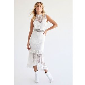 Free People Victorian Apron Gown